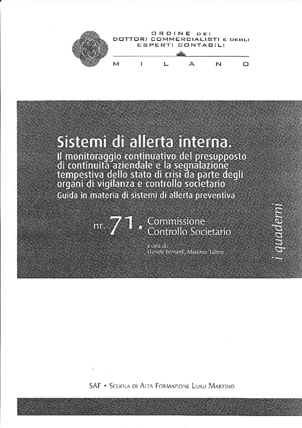 Procedure di allerta per le aziende in crisi